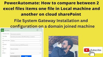 PowerAutomate: How to compare between 2 excel files items one file in Local machine & other on cloud