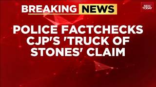Delhi Police Denies Stone Truck Conspiracy Allegations Near Jantar Mantar | Jantar Mantar Protest