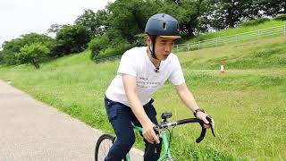 自転車でやってみた！ 「ピストのお勉強」　ピスト体験 ＆ gan well 工房見学
