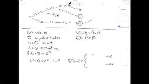 2018-02-01 NFAs - ε-transitions, equivalence with DFAs and regular expressions