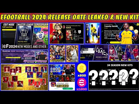 New Update 2024 Release Season New Kit In eFootball