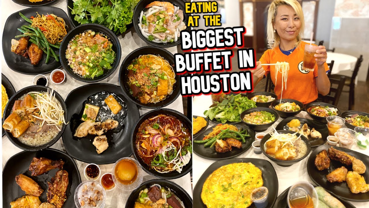 EATING AT THE BIGGEST BUFFET IN HOUSTON, TEXAS!!!! #RainaisCrazy - Kim Son  Buffet on Bellaire - YouTube