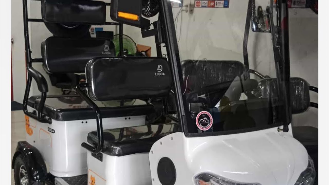 Meet our Louda 4-wheel E-bike perfect pang hatid at sundo kay ate and my love