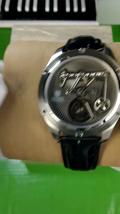 Montres Prestige Automatic Men Watch Oil Pump Move Dial WR SS Case Leather Strap #timepiece #luxury