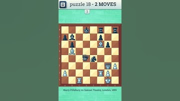 CHESS PUZZLE - 18 | Checkmate in two moves | Chess, Chess Strategy, Chess Game, Chess Puzzles