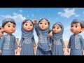 Qalbi Fil Madinah | قلبي في المدينة | Soft Islamic Naat | Kids 3D Animation | Arabic Naat