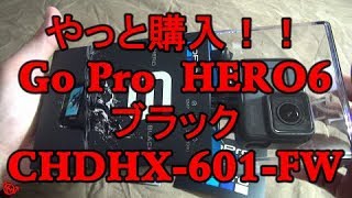 やっと買った！　『Go Pro HERO6 Black(ゴープロ　ヒーロー６)』