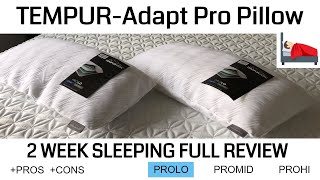 tempur adapt pro pillow review