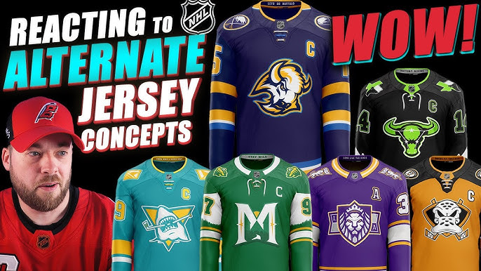 Reacting to NHL Alternate Jersey Concepts! 