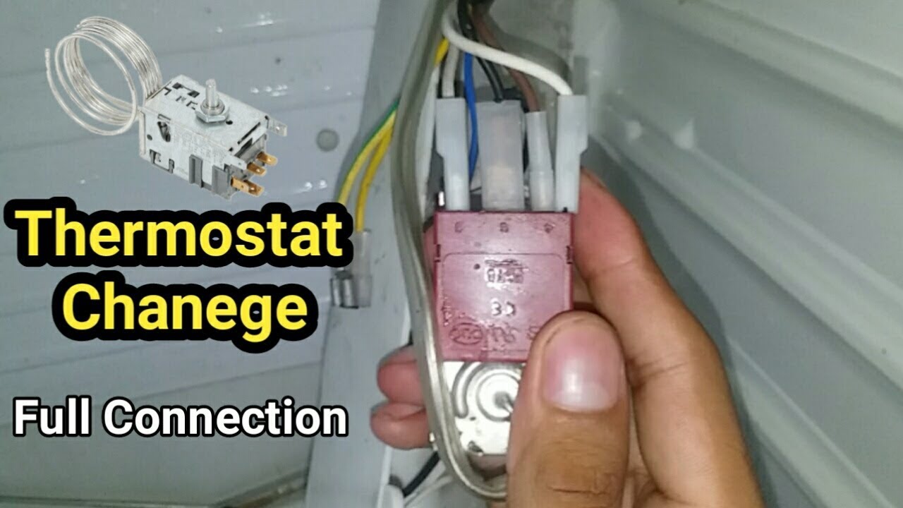 Description: Refrigerator thermostat connection and full electric