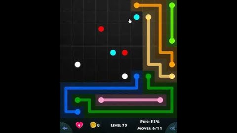 flow game facebook - 10 x 10 mania level 75 Connect the dots