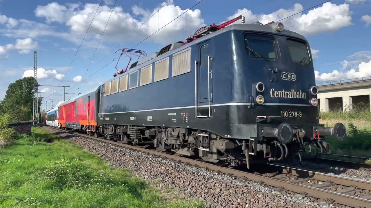 Centralbahn 110 278 Überführungsfahrt Triebwagen für die Saarbahn