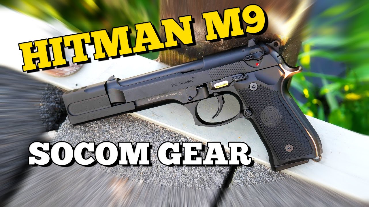 HITMAN AIRSOFT M9 Gear GBB Pistol (DE/4K) YouTube