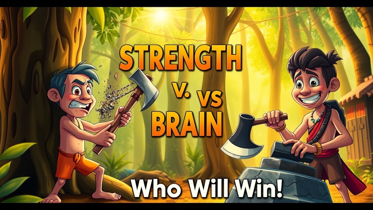 💪 Bheem’s Strength vs Raju’s Brain 🧠 | Smart & Strong Moral Story for Kids | Kind Kid’s