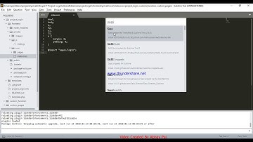 Installing SublimeText3 Sass Package Windows 10