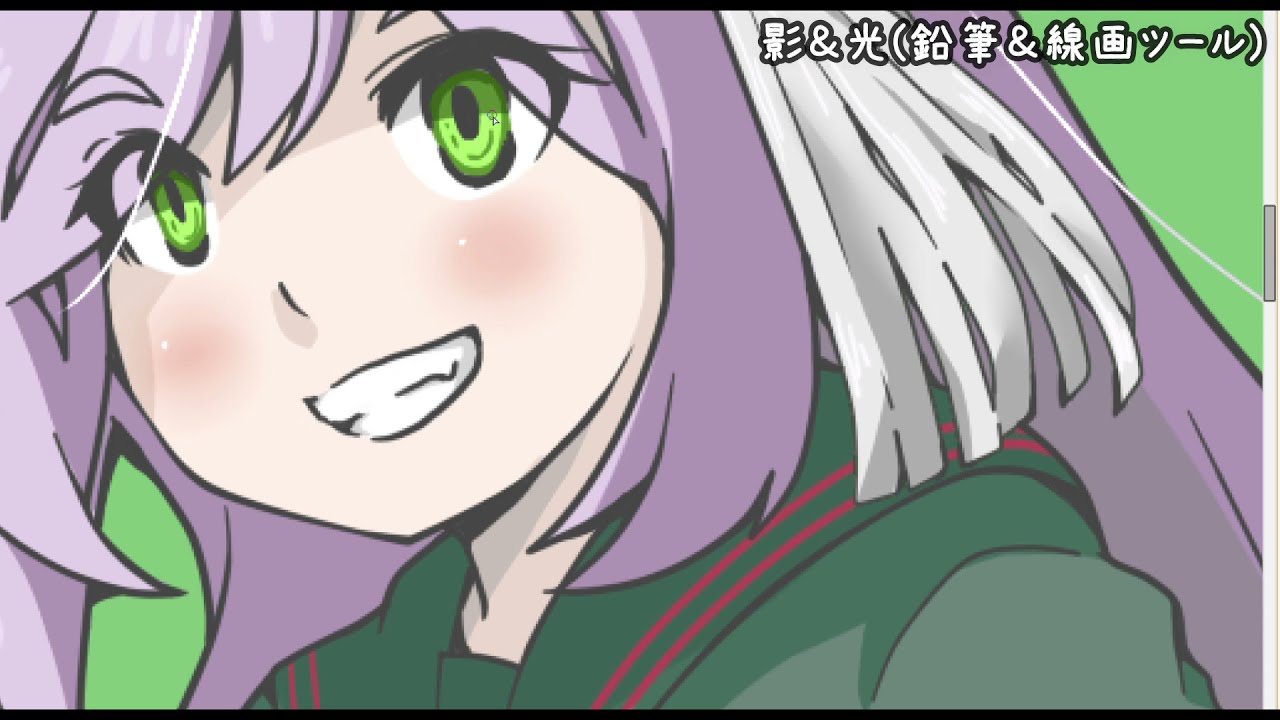 ５分で Saiでキャラ立ち絵描く お絵かき工程 Youtube