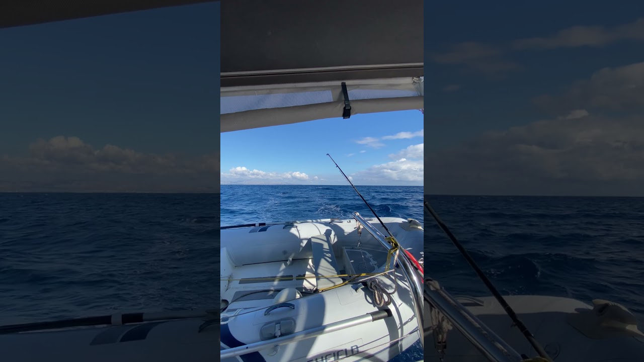 Impavidus motor sailing again. Fast early morning run to Portopalo. #cruiserboats #sailing