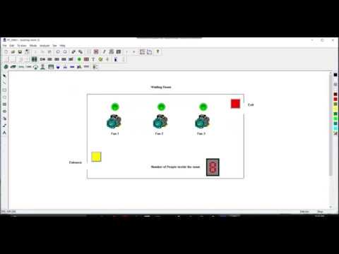 PLC S7 200 | PC Simu | Waiting room Simulation - YouTube