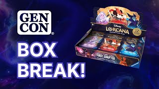 Box Break at Gen Con 2023! | Unboxing a Disney Lorcana TCG Booster Box
