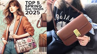 Spring 2025 Bag Trends + shop my closet 🛍️