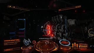 Elite Dangerous - Disable Megaship Turret Mission.