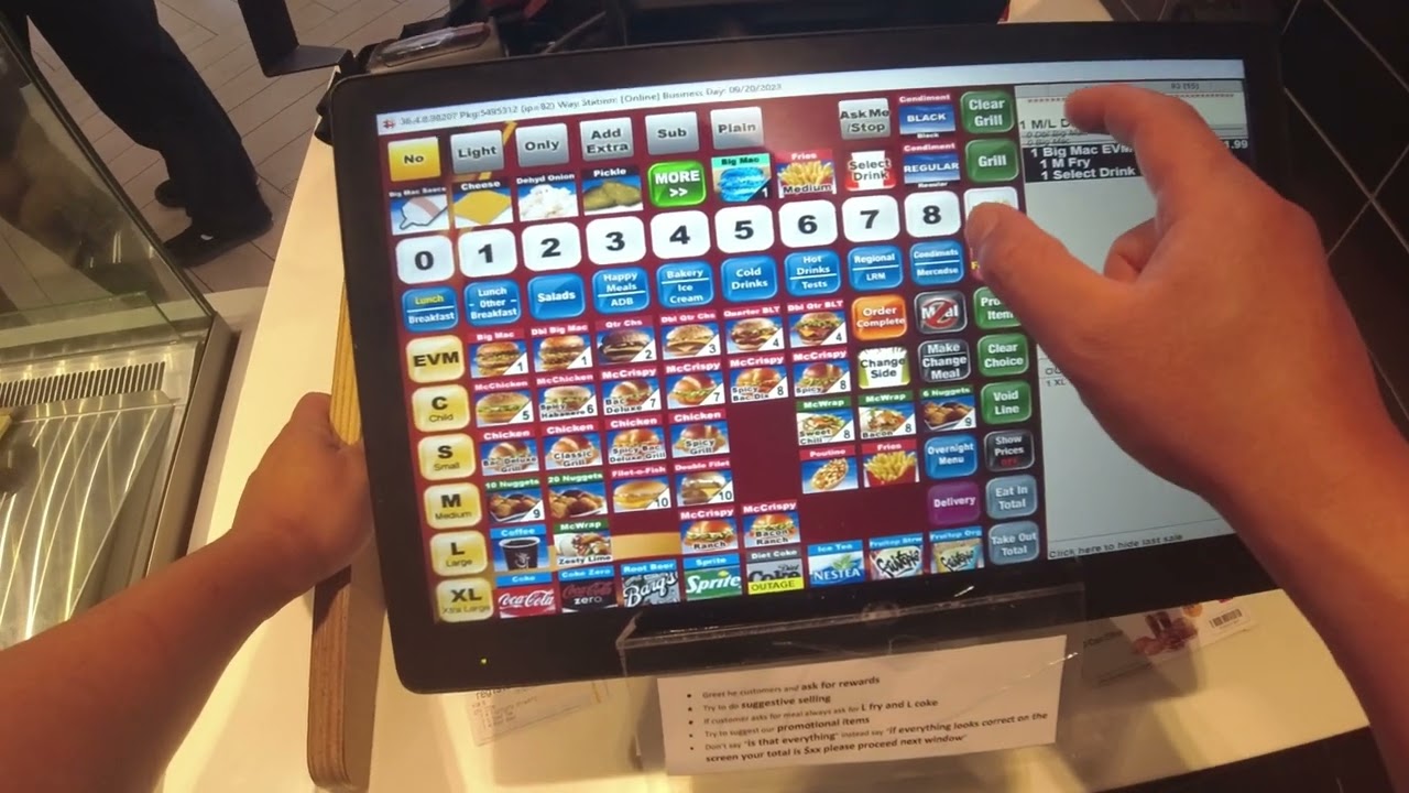 McDonalds POV Lunch Rush принимает заказы