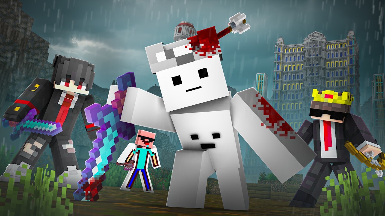 I Got Hunted by the DEADLIEST Team in a Hardcore Server - YouTube
