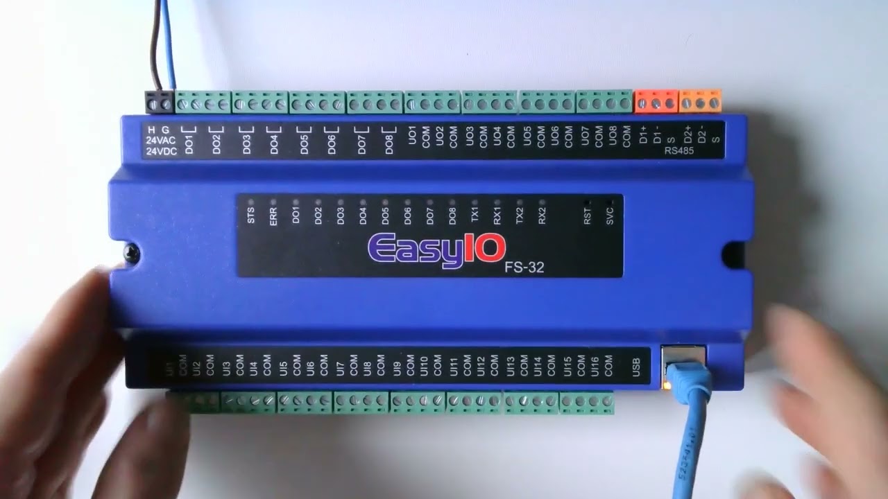 EasyIO F-Series: How to perform a factory reset