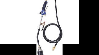 Flame King YSNAX1-078 Propane Torch Kit w/Ignitor Heavy Duty Weed Burner, Blue/Black