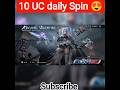 10 UC LUCKY SPIN 😍😱 #bgmi #pubg #luck #shorts #pubg #crateopening #10ucluck #free #crate #bgmishorts