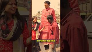 Indias Tallest Man Meeting Dharmendra Singh The Real Life Giant