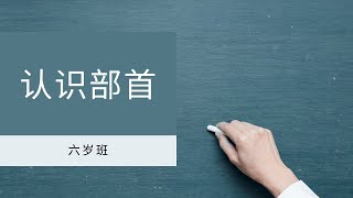 认识部首 (六岁班) (上)