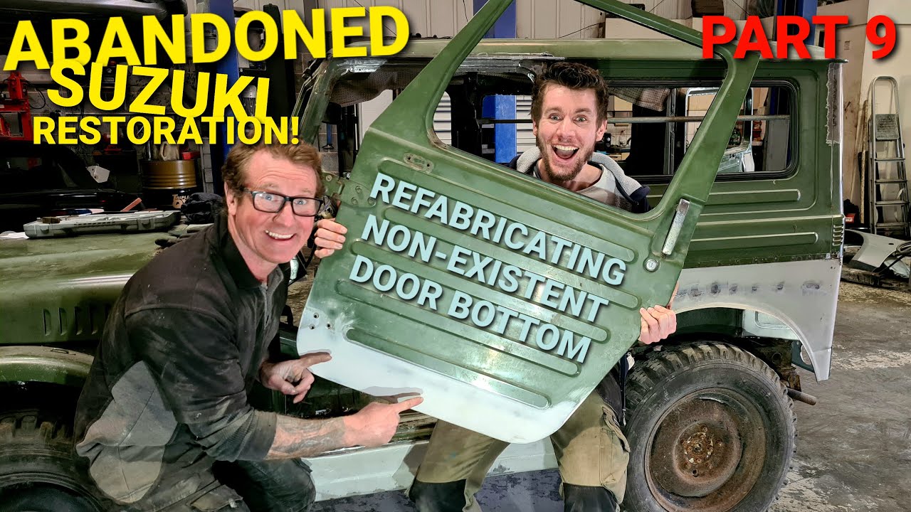 Suzuki LJ80 Restoration Part 9 - Refabricating The Non-Existent Door Bottoms - Abandoned LJ80
