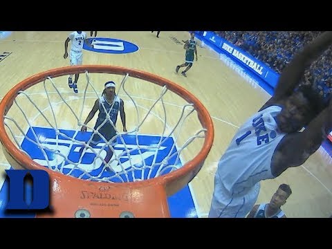 Alley-oop from Duke freshman phenom Zion Williamson vs. EMU is