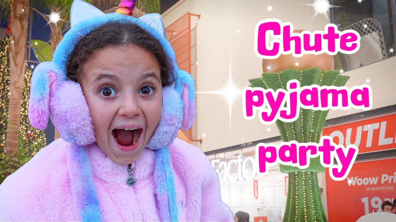 VLOG - PREPARATION de la PYJAMA PARTY - CHUTE de KAMILIA