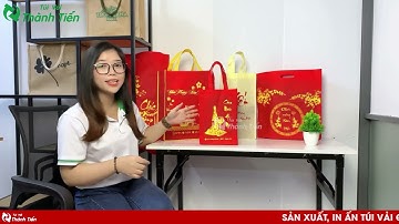 Túi vải đựng quà tặng tết 2023 | in ấn logo thương hiệu riêng | tuivaithanhtien.com