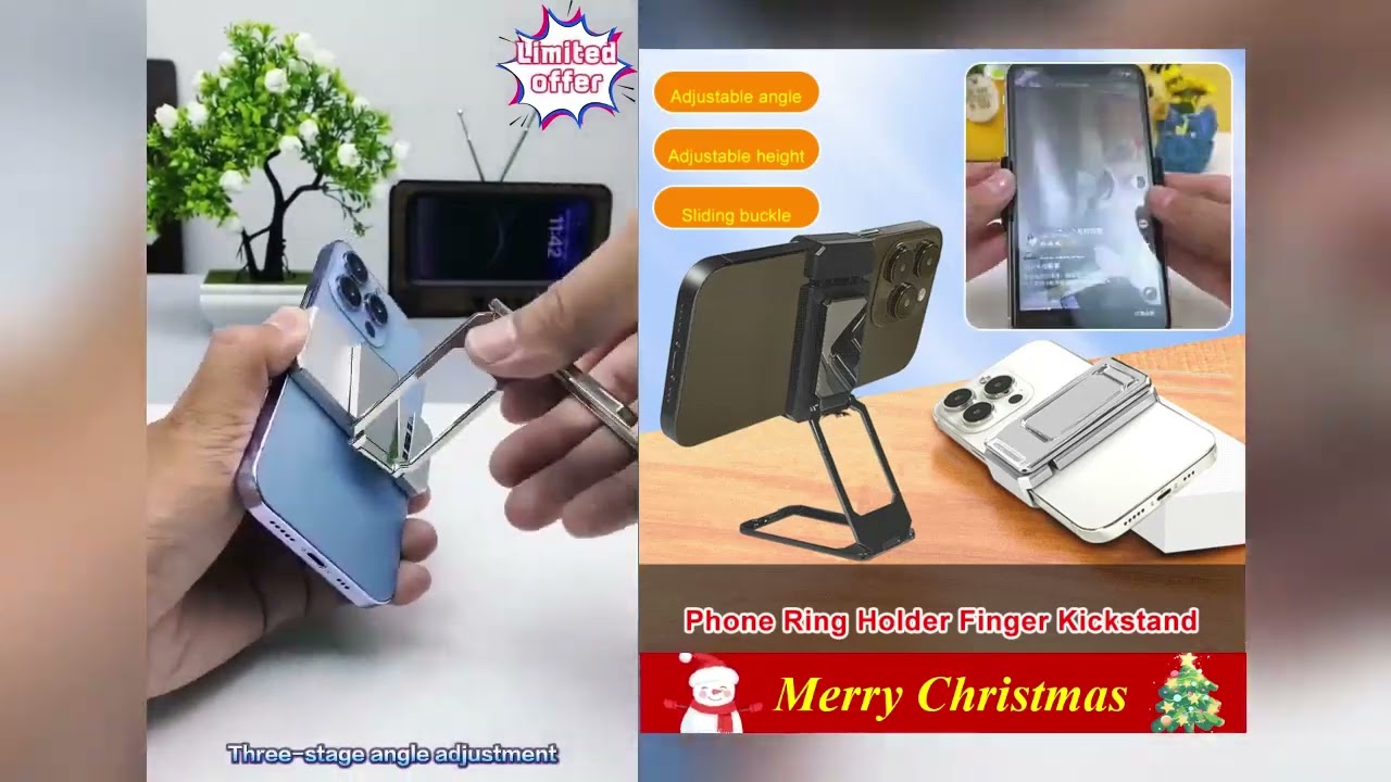 Phone Ring Holder Finger Kickstand