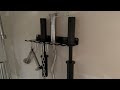 Review Wall Mounted Gym Organizer Barbell Holder Wall Mount Resistance Band Storage Rack