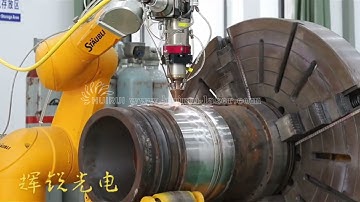 Robotic arm laser cladding equipment, one person and one machine can start working#lasercladding