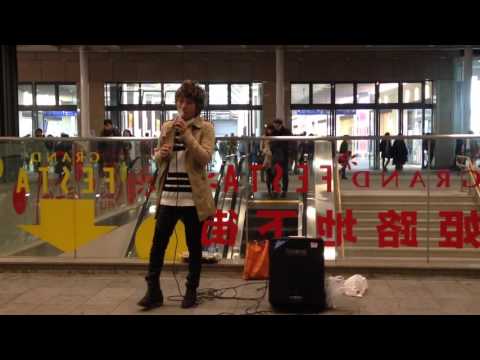 ロード / THE 虎舞竜 cover 【姫路路上LIVE ▷▷ko-ji◁◁】