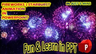 Famous 🔥 Fireworks Animation in PowerPoint 🔥 Free Download template 🔥 Star Burst Animation 🔥 Fire Cracker 🔥 Profile