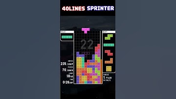 [TETR.IO] SS rank. Just a game of Tetris. 40Lines Sprinter. #224