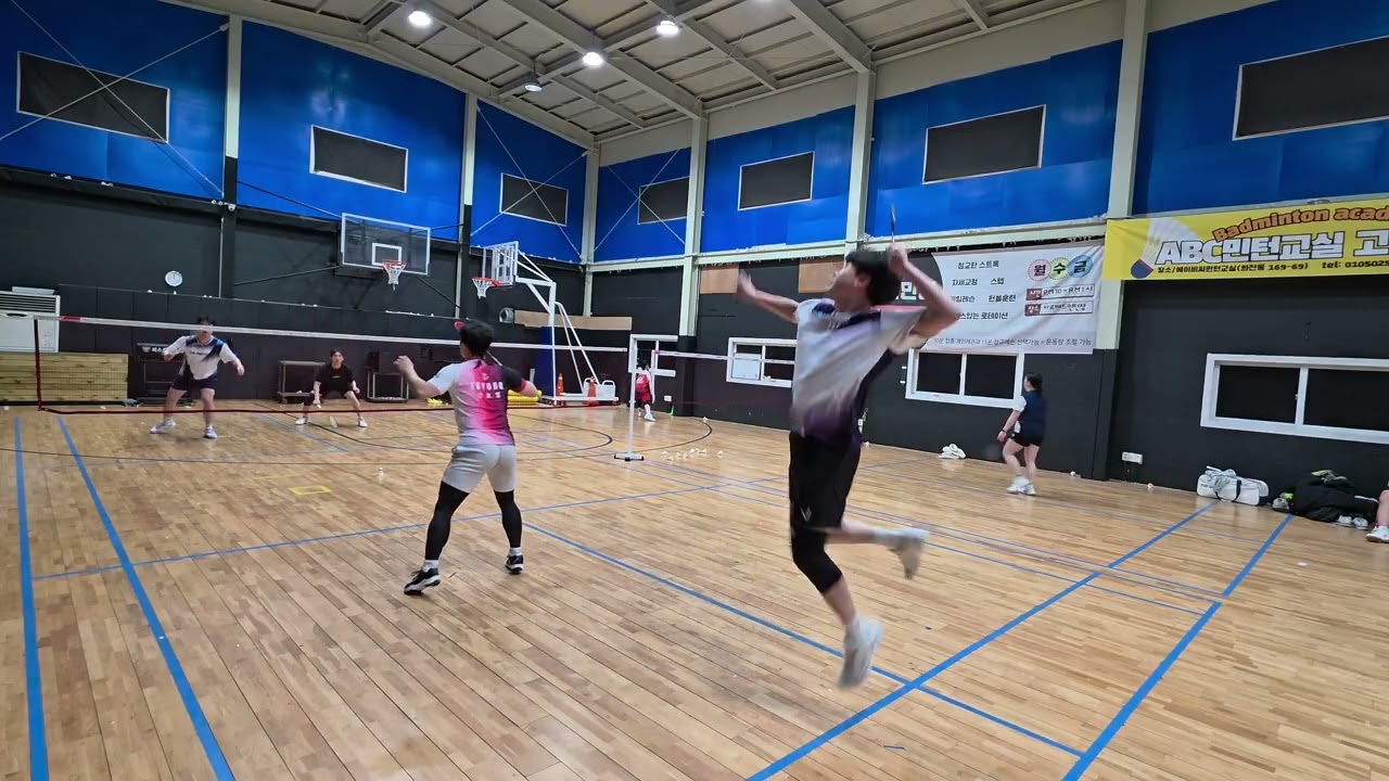 팀매드 정기운동 남복 효영.태연VS영우.윤열