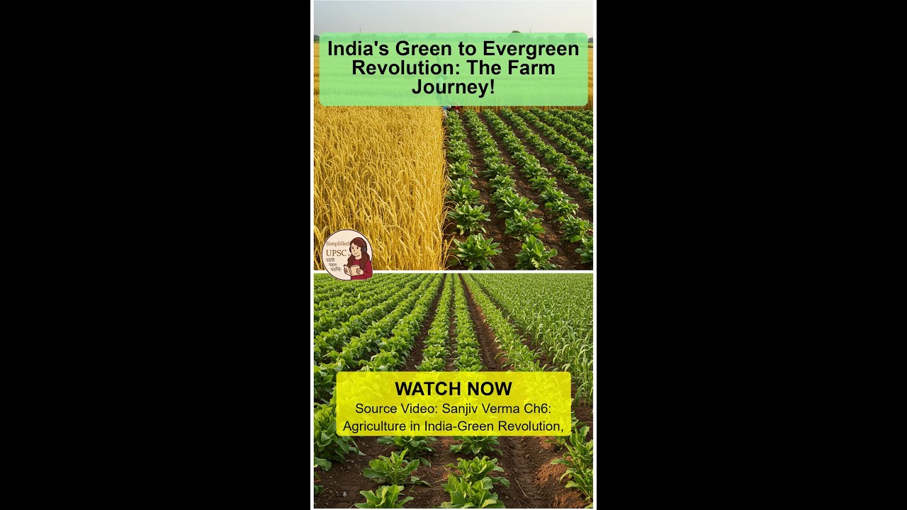 India's Green to Evergreen Revolution: The Farm Journey!  