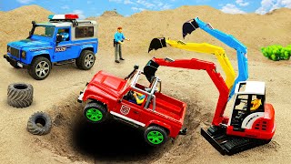 : Cranes, Excavators, Trucks, Fire Trucks, Jeeps, Police Cars vs Multiverse Portal