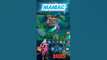 Hanabi Maniac Build! Ulti Patlaması + Full Burst Combo | MLBB 2025 Shorts#mobilelegends