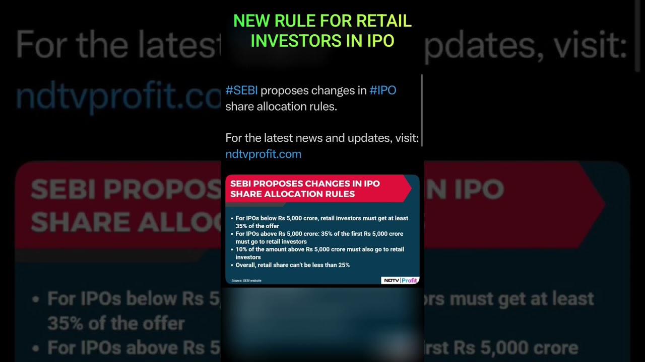 SEBI’s New IPO Rules: Big Win for Retail Investors! 