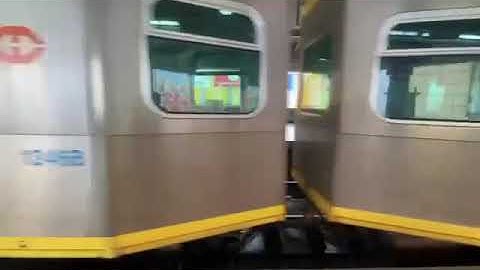 LRT - 1 3rd Generation Train Arriving Roosevelt Station from the North Reversing Turnback