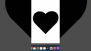How to make a heart icon in Adobe Illustrator #adobeillustrator #illustratortutorial  #heartdesigns