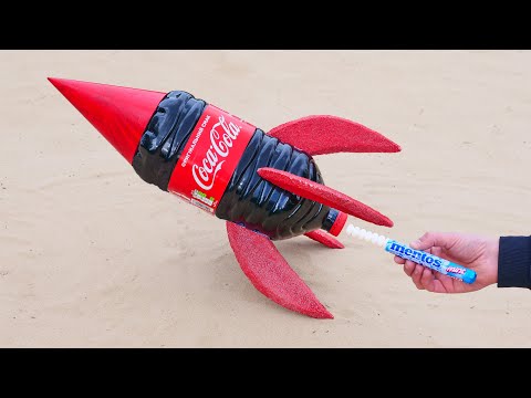 Видео: Эксперимент: Кока-Кола Ракета vs Ментос